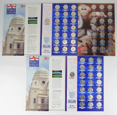 Lot 999 - Three 'Official England Squad Medal Collection'...