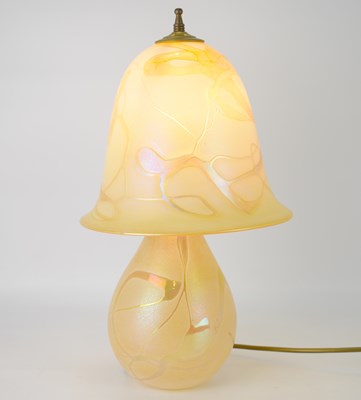 Lot 78 - GLASFORM; a John Ditchfield table lamp from...