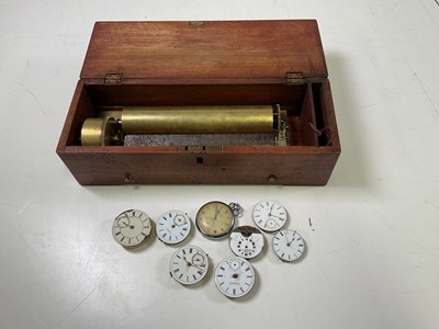 Lot 488 - Collection of pocket watch movements and a...