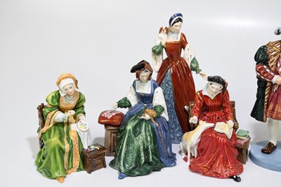 Lot 749 - ROYAL DOULTON; Henry VIII and his six wives,...