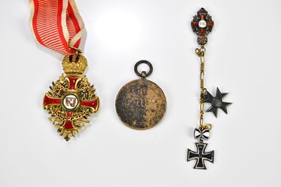 Lot 1500 - An Austrian order of Franz Joseph by V. Mayer,...