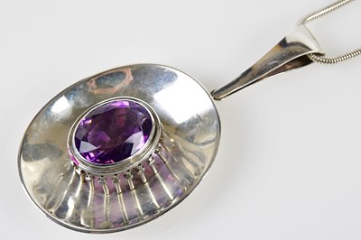 Lot 707 - ROD EDWARDS; a contemporary hallmarked silver...