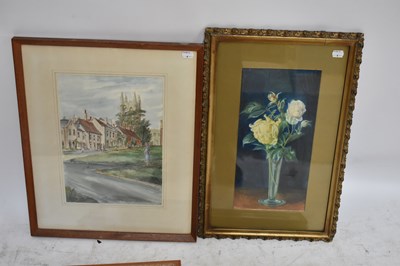 Lot 1009 - D. EARL; watercolour, landscape scene, 10 x...