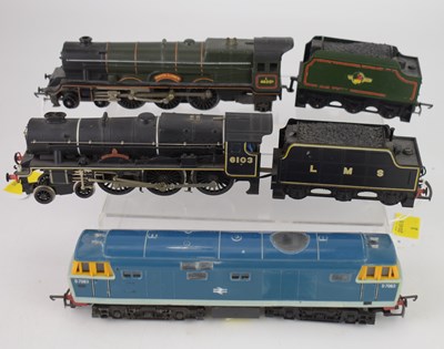 Lot 447 - HORNBY; three OO gauge loco and tenders...