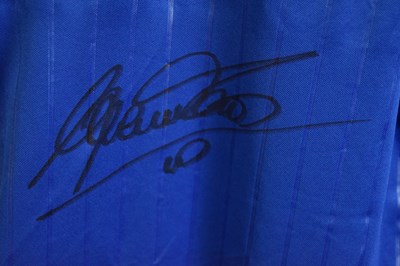 Lot 5260 - TOTTI; a signed Italy shirt, signed to the...