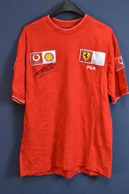 Lot 5290 - MICHAEL SCHUMACHER; a Ferrari Fila signed...