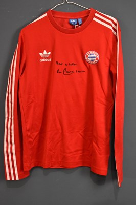 Lot 5269 - BECKENBAUER; a signed Bayern Munich...