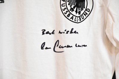 Lot 5270 - BECKENBAUER; a signed Germany retro-style...