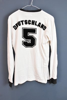 Lot 5270 - BECKENBAUER; a signed Germany retro-style...