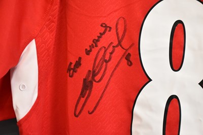 Lot 5272 - STEVEN GERRARD; a signed Liverpool shirt,...