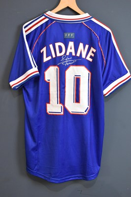 Lot 5274 - ZINEDINE ZIDANE; a Fifa World Cup France 1998...
