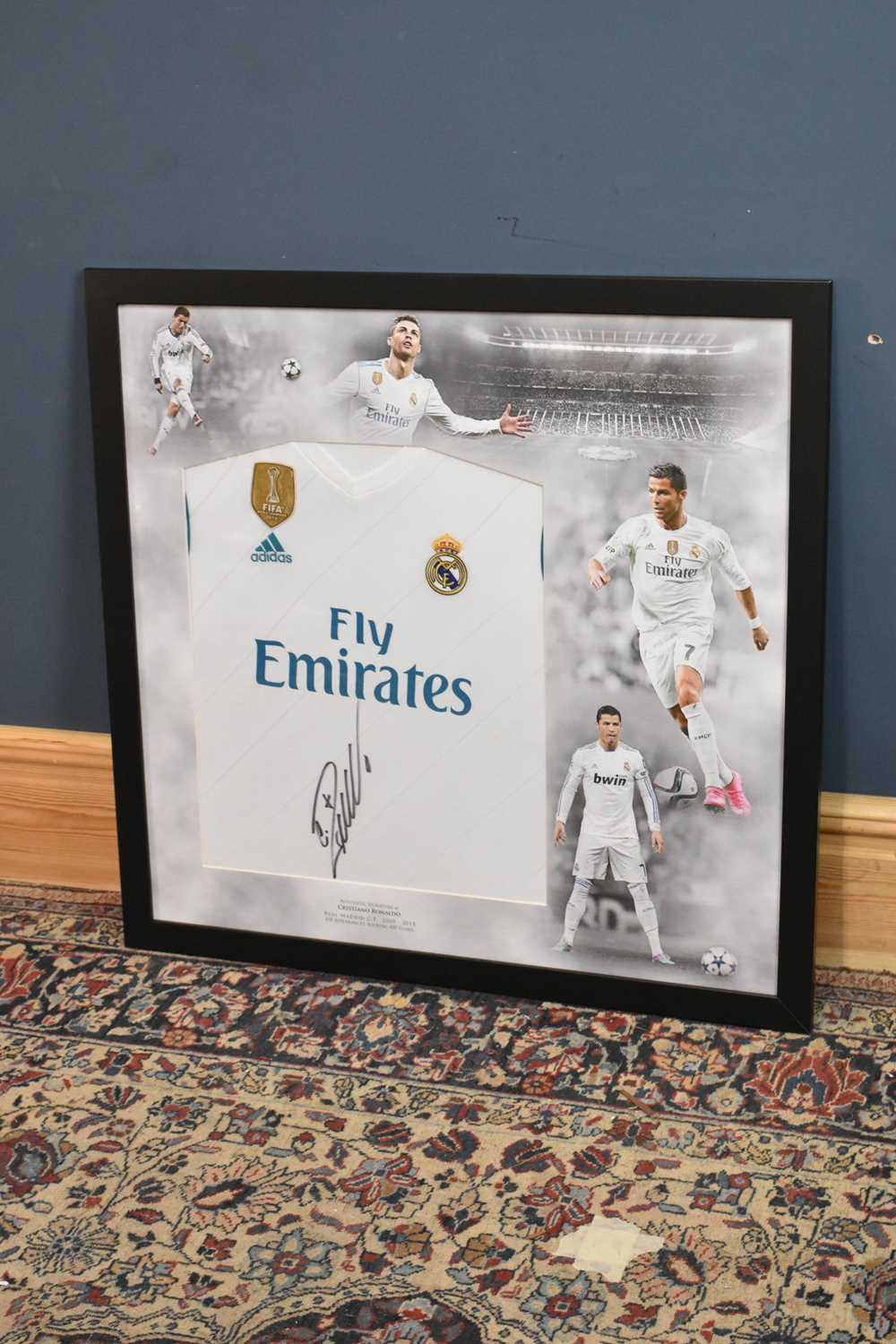 Lot 5224 - CRISTIANO RONALDO; a signed Real Madrid...