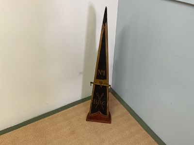 Lot 627 - No 1 BRC rowing club decoration, height 112cm.