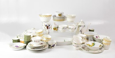 Lot 530 - A Royal Worcester 'June Garland' part tea and...