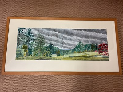 Lot 296 - ADRIAN BERG (1929-2011); watercolour, 'The...