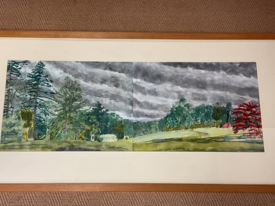 Lot 296 - ADRIAN BERG (1929-2011); watercolour, 'The...