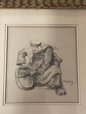 Lot 300 - FERNAND LE GOUT-GÉRARD (1854-1924); pencil...