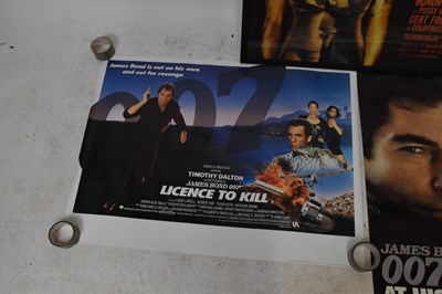 Lot 896 - Two James Bond quad posters to include...