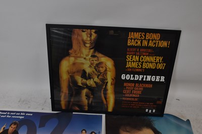 Lot 896 - Two James Bond quad posters to include...