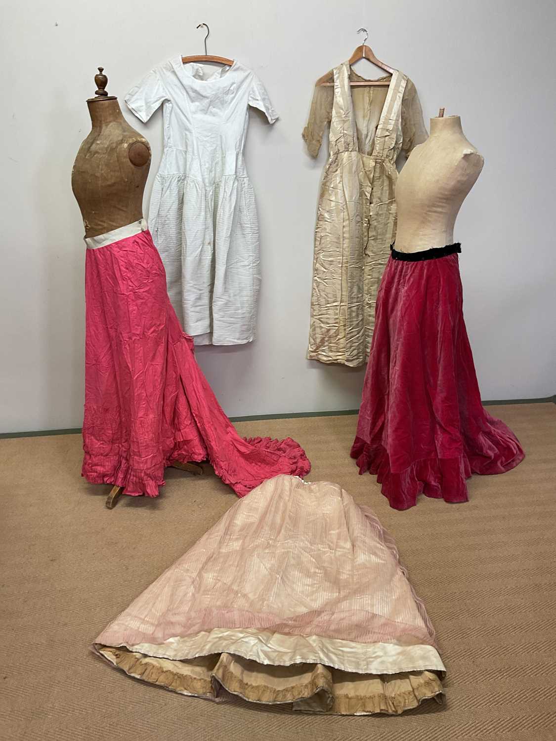 Lot 115 - Vintage clothing comprising three re-worked...