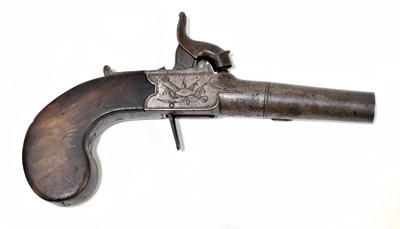 Lot 477 - I. WARD; a 19th century percussion muff pistol...