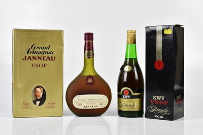 Lot 4088 - BRANDY; five bottles, including Grande...