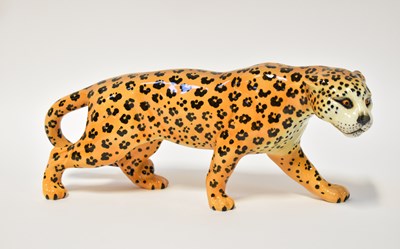 Lot 551 - BESWICK; a figure of a leopard.