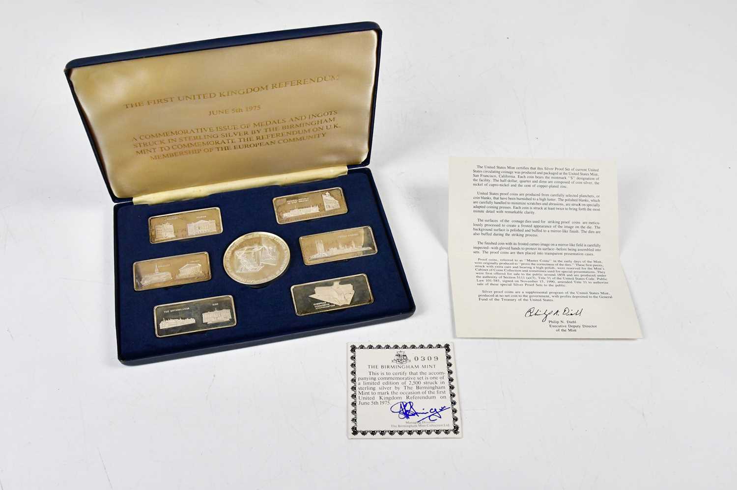 Lot 3140 - THE BIRMINGHAM MINT; a cased set of sterling...