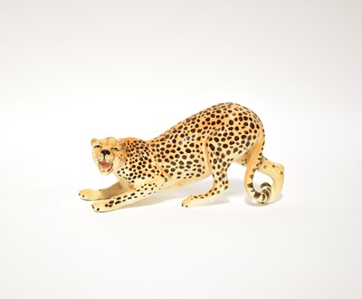 Lot 552 - BESWICK; a figure of a prowling cheetah.