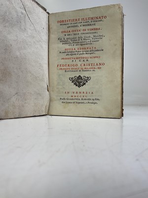 Lot 260 - [LITERATURE] Forestiere Illuminato Intorno Le...