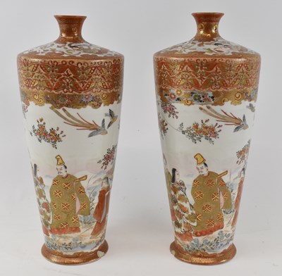 Lot 644 - A pair of early 20th century Japanese Kutani...