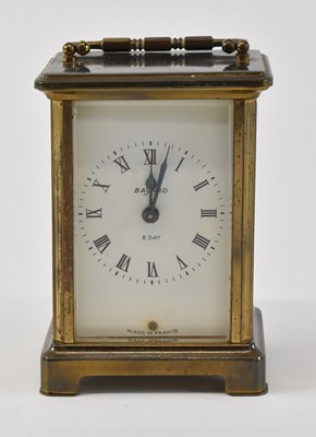 Lot 167 - BAYARD; a 20th century French carriage clock,...