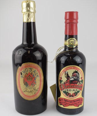 Lot 155 - BEER; two bottles of commemorative beer, to...