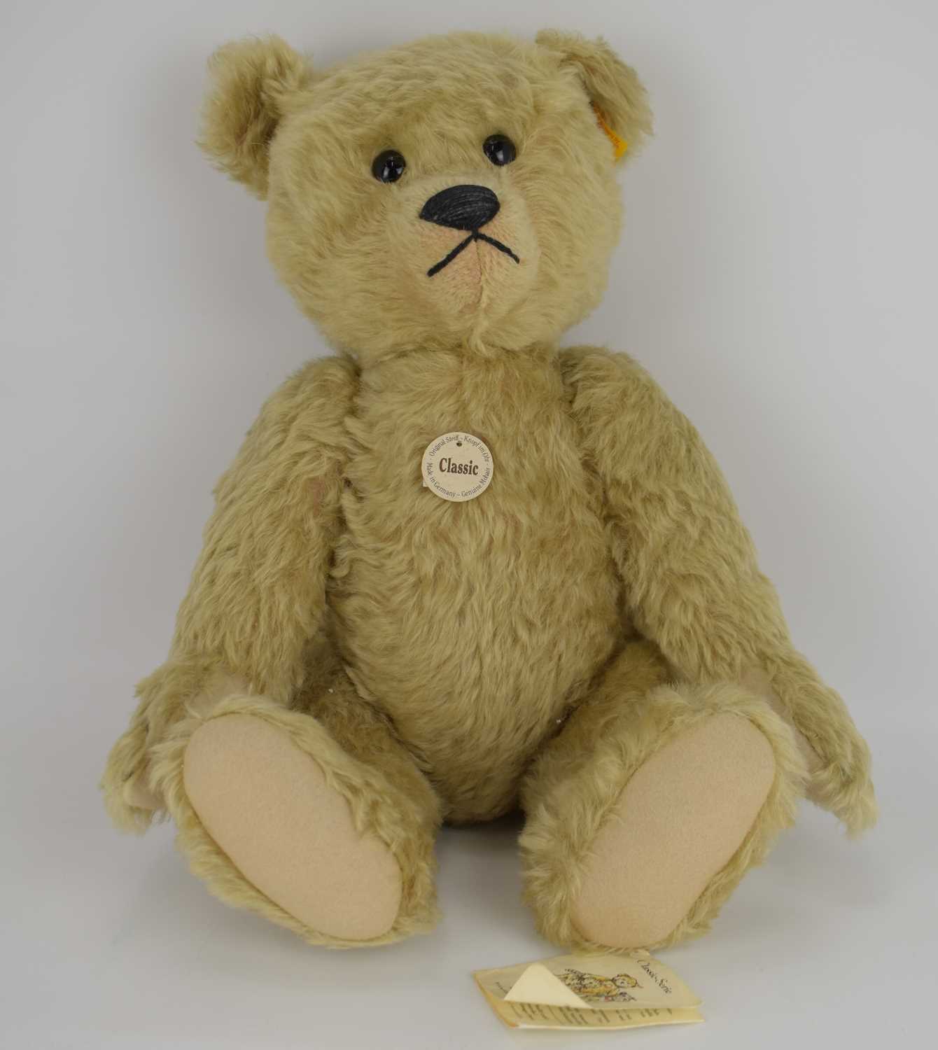 Lot 481 - STEIFF; a no.004674 Classic Mohair teddy bear,...