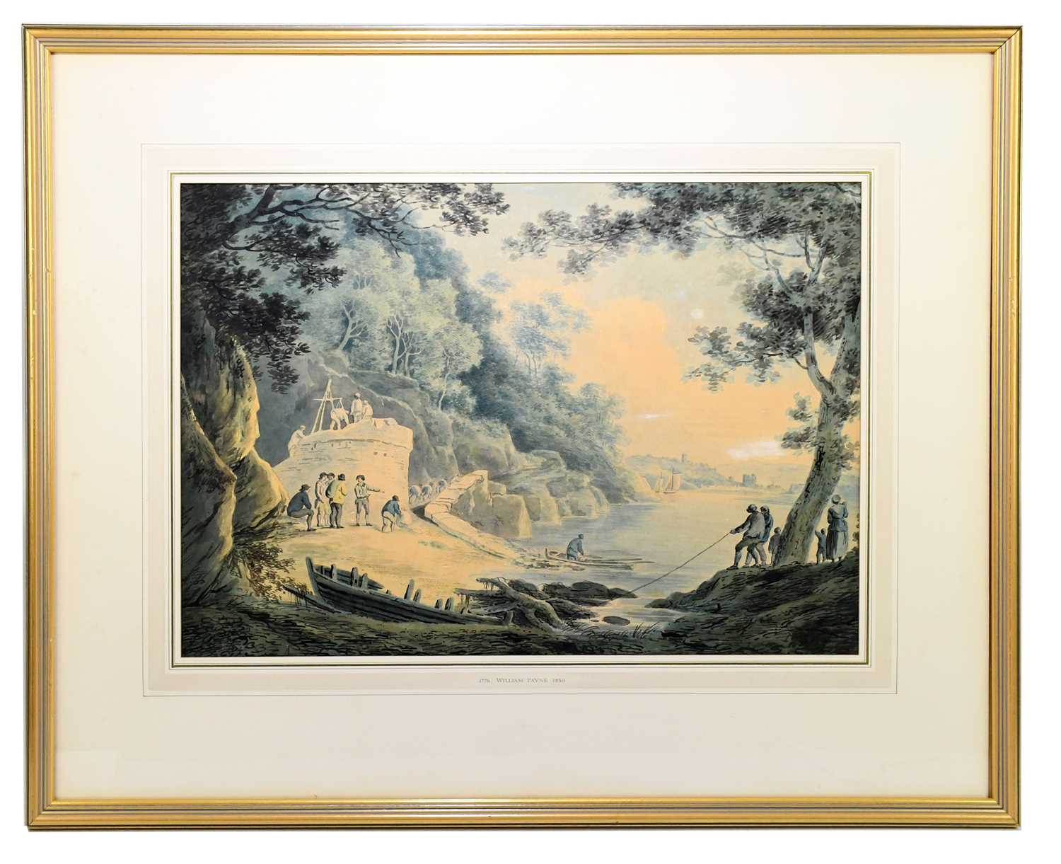 Lot 1002 - WILLIAM PAYNE (1769-1830); watercolour...