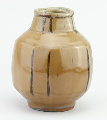 Lot 279 - MIKE DODD (born 1943); a faceted stoneware...