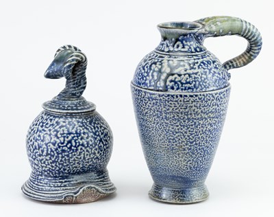 Lot 260 - MARK SMITH (born 1964); a salt glazed jug,...