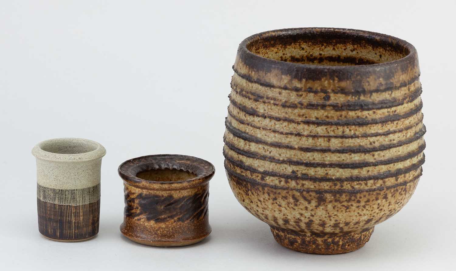 Lot 336 - RAY MARSHALL (1913-1986); a deep stoneware...