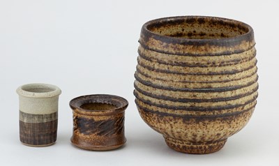 Lot 336 - RAY MARSHALL (1913-1986); a deep stoneware...