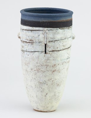 Lot 227 - JUDITH GILMOUR (1937-2003); a lugged stoneware...