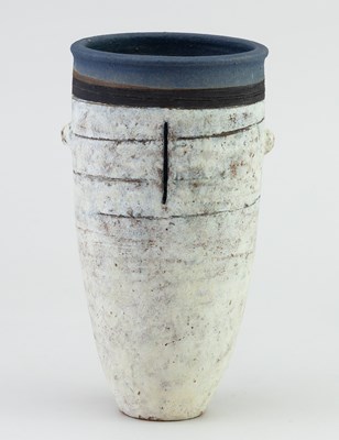 Lot 227 - JUDITH GILMOUR (1937-2003); a lugged stoneware...