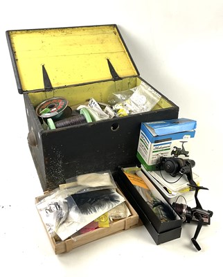 Lot 5286 - A large of collection of fishing equipment and...