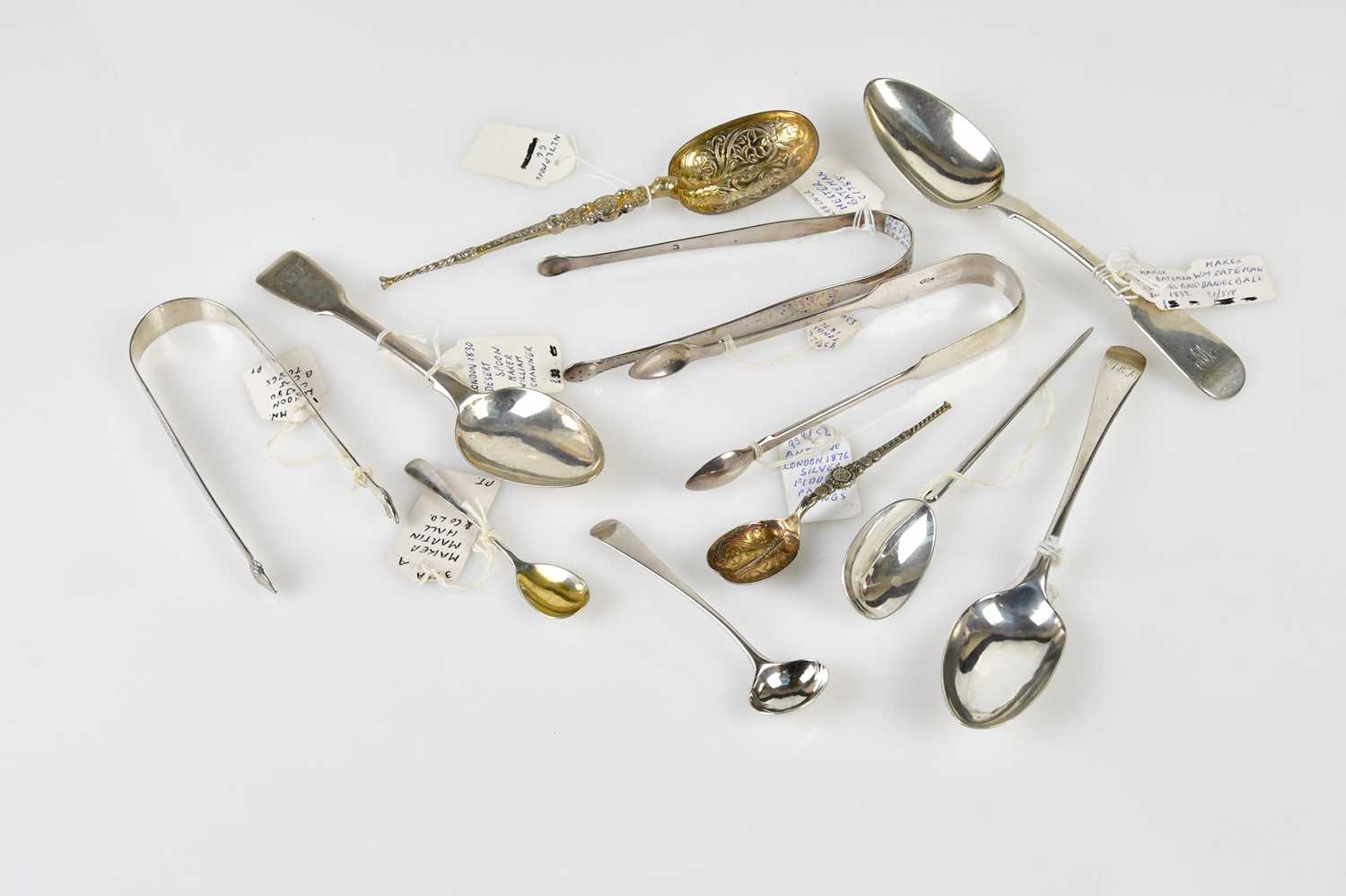 Lot 2724 - A collection of Georgian and later hallmarked...
