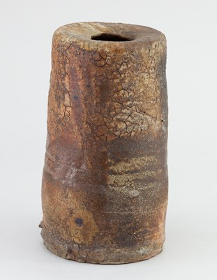 Lot 115 - CHUCK SCHWARTZ (1935-2019); a cylindrical wood...