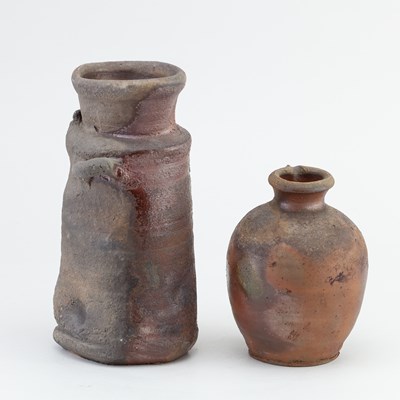 Lot 345 - RIZU TAKAHASHI (born 1941); a Bizen style wood...