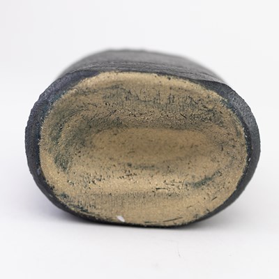 Lot 132 - DAN KELLY (born 1953); a small oval stoneware...