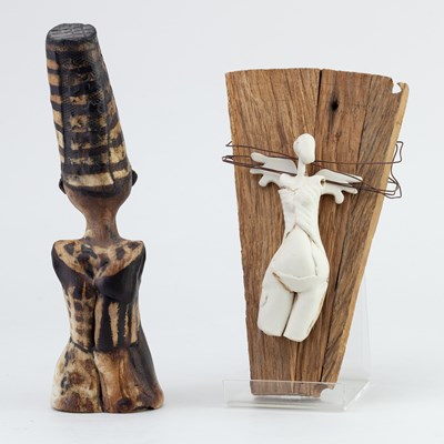 Lot 367 - SALLY MACDONELL (born 1971); a smoke fired...