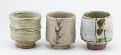 Lot 331 - PHIL ROGERS (1951-2020); a trio of stoneware...