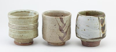 Lot 331 - PHIL ROGERS (1951-2020); a trio of stoneware...