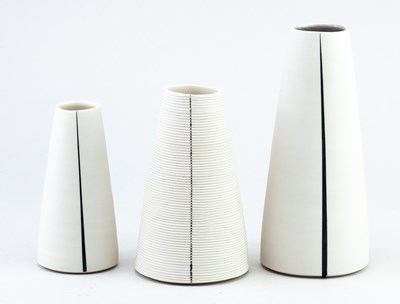 Lot 136 - DANIEL SMITH; a graduated trio of tapered...